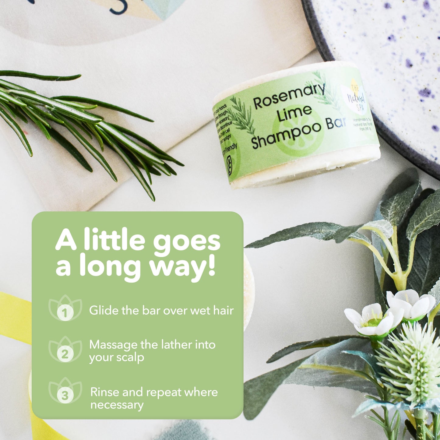 Rosemary lime Shampoo Bar