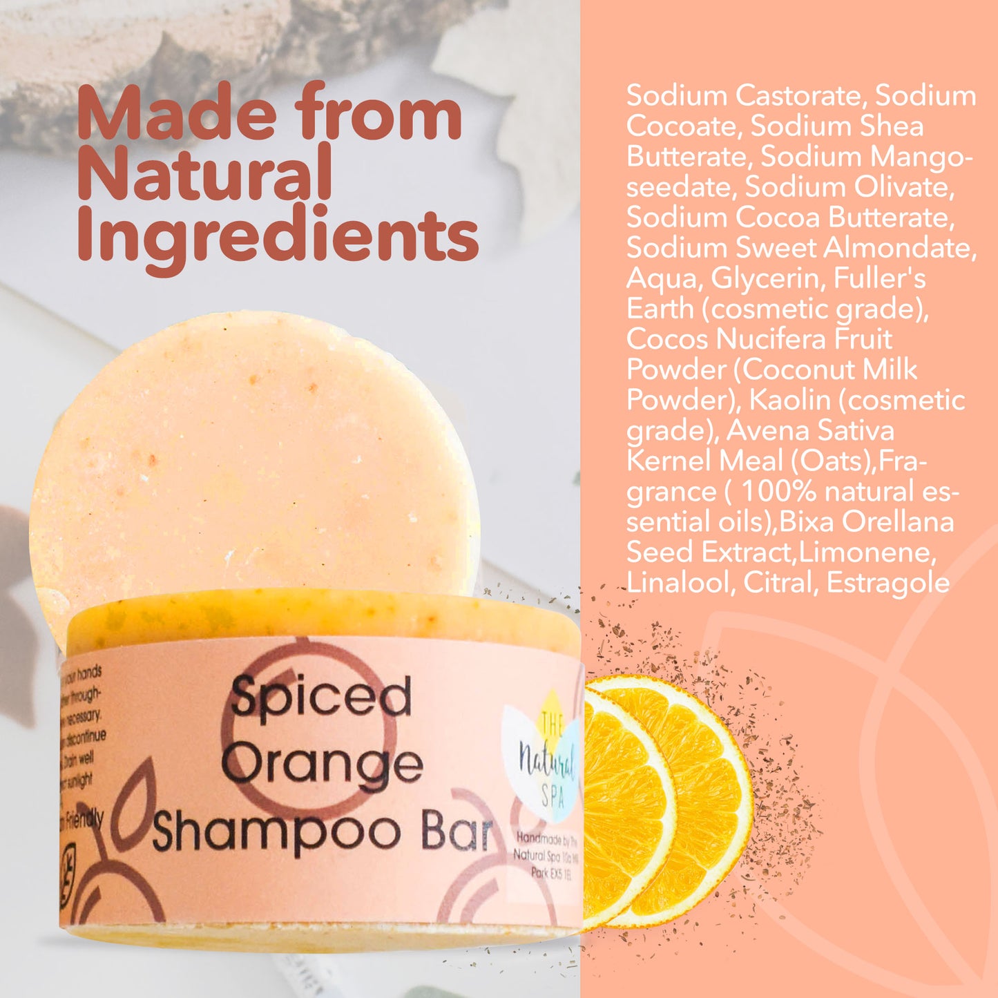 Spiced Orange Shampoo Bar