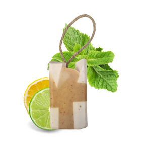 Peppermint Sours, Cold processed soap - Peppermint, Lemon and Lime - 3 different styles