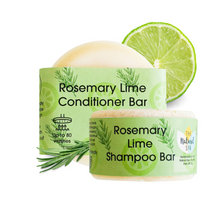 Load image into Gallery viewer, Rosemary Lime Shampoo and Conditioner Bar set