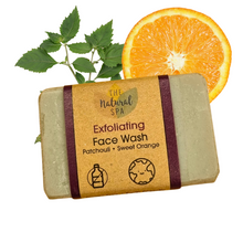 Load image into Gallery viewer, Exfoliating Face Wash Bar - Patchouli, Clary Sage , Sweet Orange