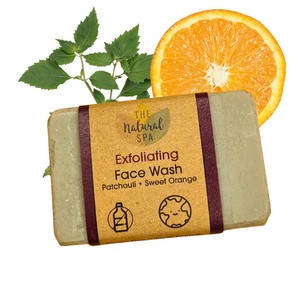 Exfoliating Face Wash Bar - Patchouli, Clary Sage , Sweet Orange