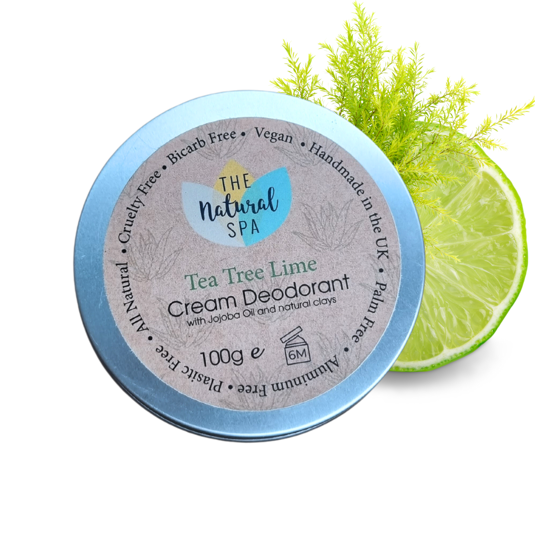 Tea Tree Lime Cream deodorant balm - naturally bicarb and aluminium free