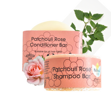 Load image into Gallery viewer, Patchouli Rose Shampoo and Conditioner Bar set