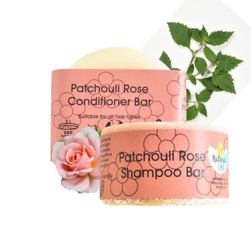 Patchouli Rose Shampoo and Conditioner Bar set