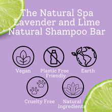 Load image into Gallery viewer, Lavender and Lime Classic Shampoo Bar