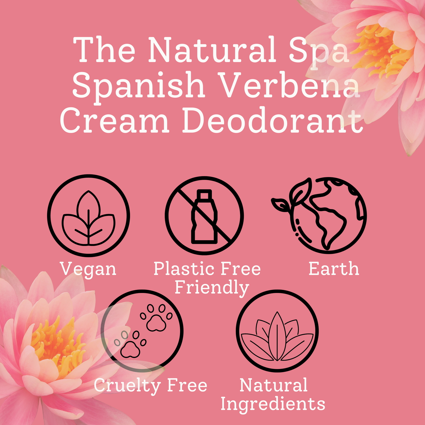 Spanish Verbena Cream deodorant balm - naturally bicarb and aluminium free