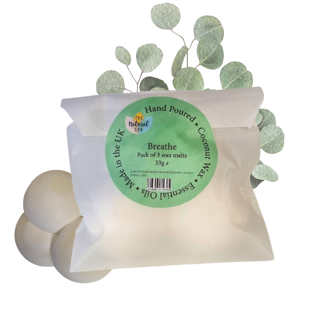 Breathe Coconut Wax melts - Pack of 3