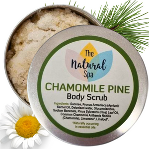Chamomile Pine Body Scrub - 3 different size option