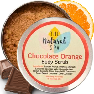 Naranja Chocolate - Exfoliante Corporal - 3 opciones de tamaño diferentes