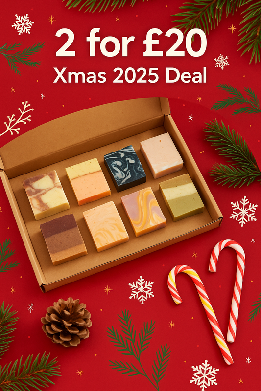 Soap Sampler Gift Set -  8 x 15g  Mini Travel Soaps - Letterbox Sized gift set