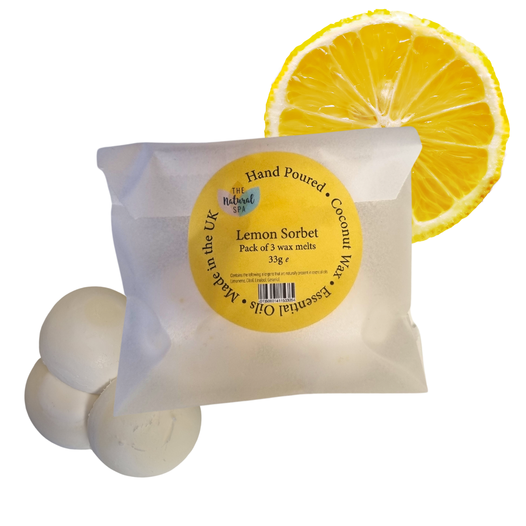 Lemon Sorbet Coconut Wax melts - Pack of 3