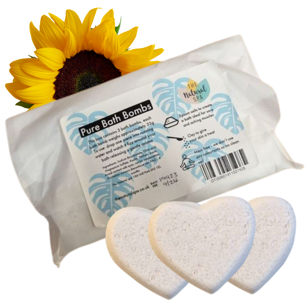 Pure Bath Bombs - perfect for sensitive skin