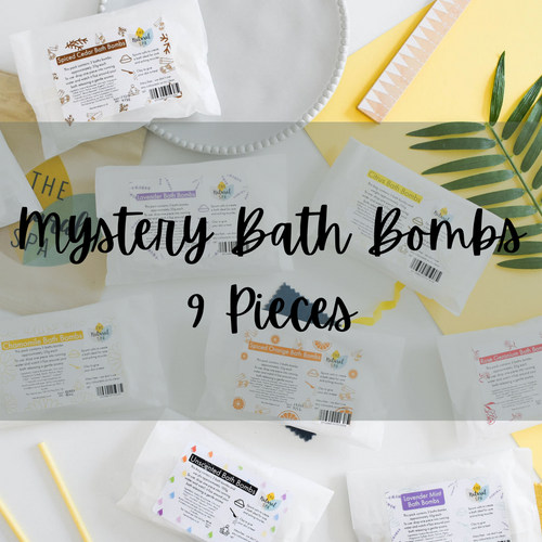 Mystery Bath Bomb Pack - 3 packs of 3 bath bombs ( 9 total pieces)