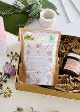Load image into Gallery viewer, Wildflower Wisp At Home Natural Spa Set - Bring the spa to your door