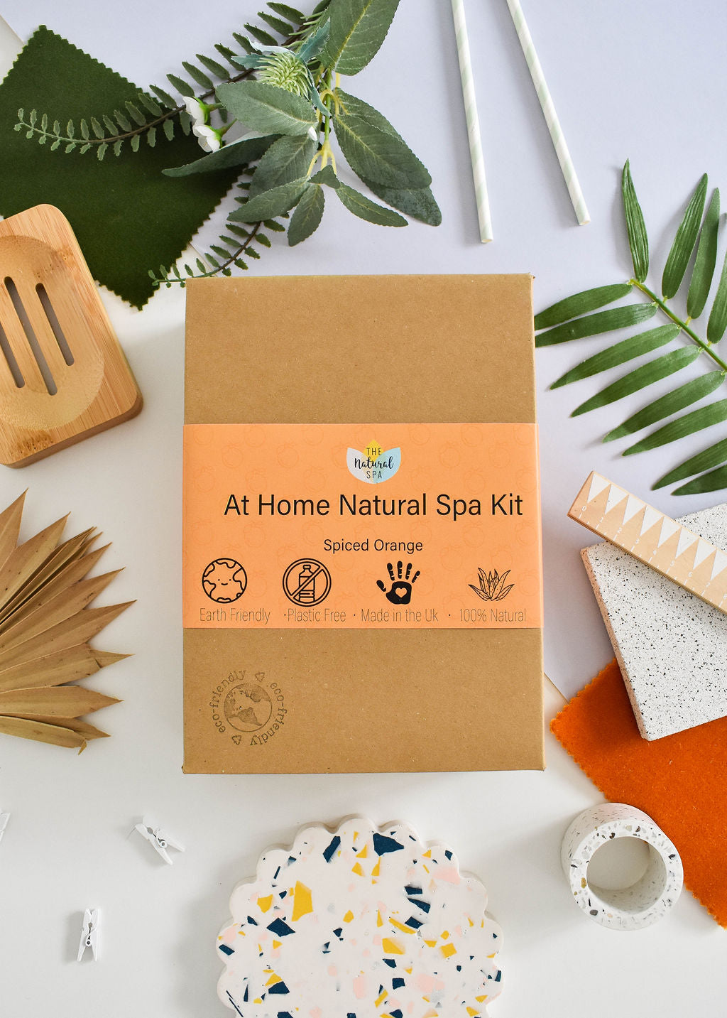 Juego de spa natural Spiced Orange At Home: lleve el spa a su puerta