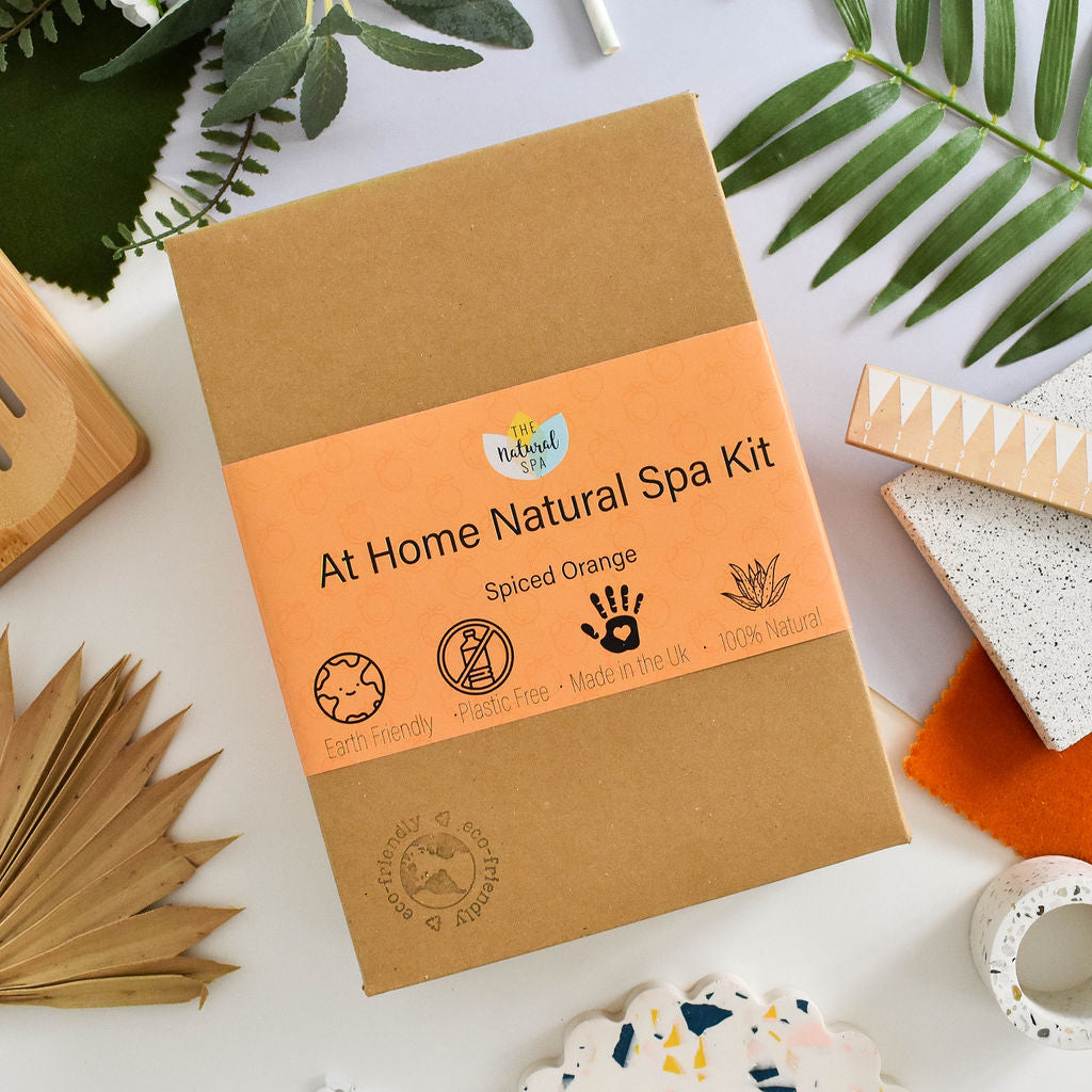 Juego de spa natural Spiced Orange At Home: lleve el spa a su puerta