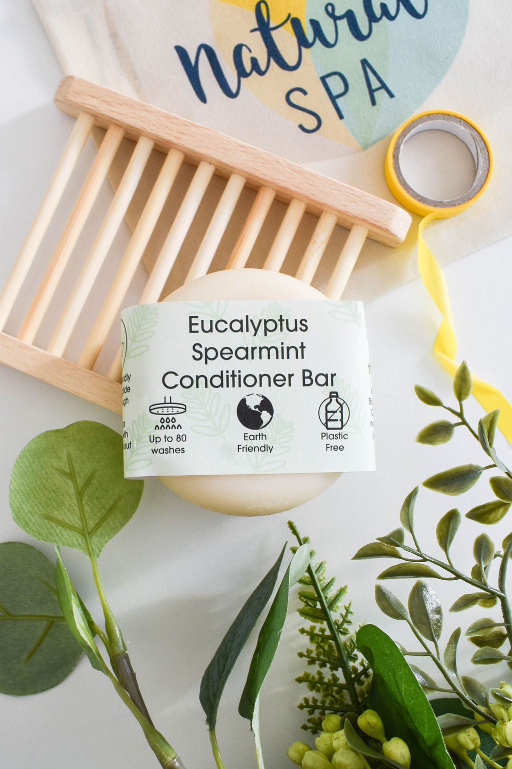 Spearmint and Eucalyptus , Solid Conditioner