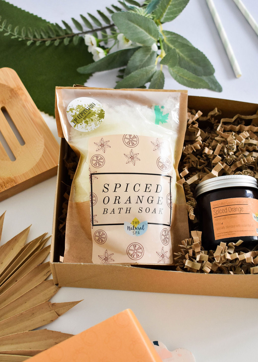 Juego de spa natural Spiced Orange At Home: lleve el spa a su puerta