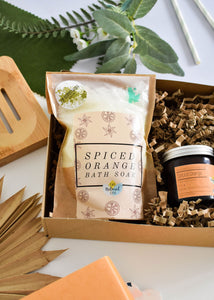 Spiced Orange At Home Natural Spa Set - Bring the spa to your door