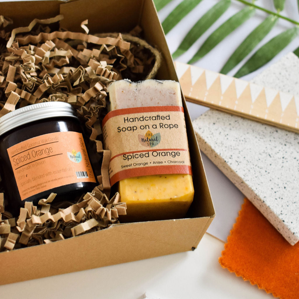 Juego de spa natural Spiced Orange At Home: lleve el spa a su puerta