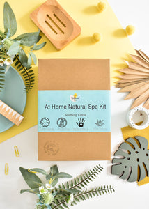 Soothing Citrus  At Home Natural Spa Set - Bring the spa to your door