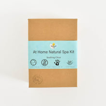 Load image into Gallery viewer, Soothing Citrus  At Home Natural Spa Set - Bring the spa to your door