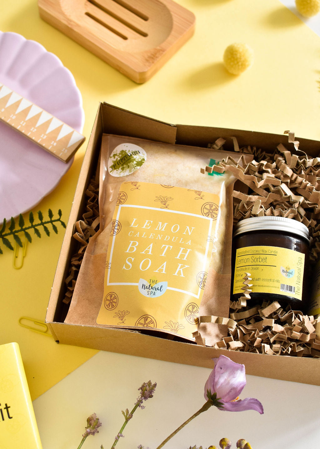 Lemon Sorbet At Home Natural Spa Set - Bring the spa to your door