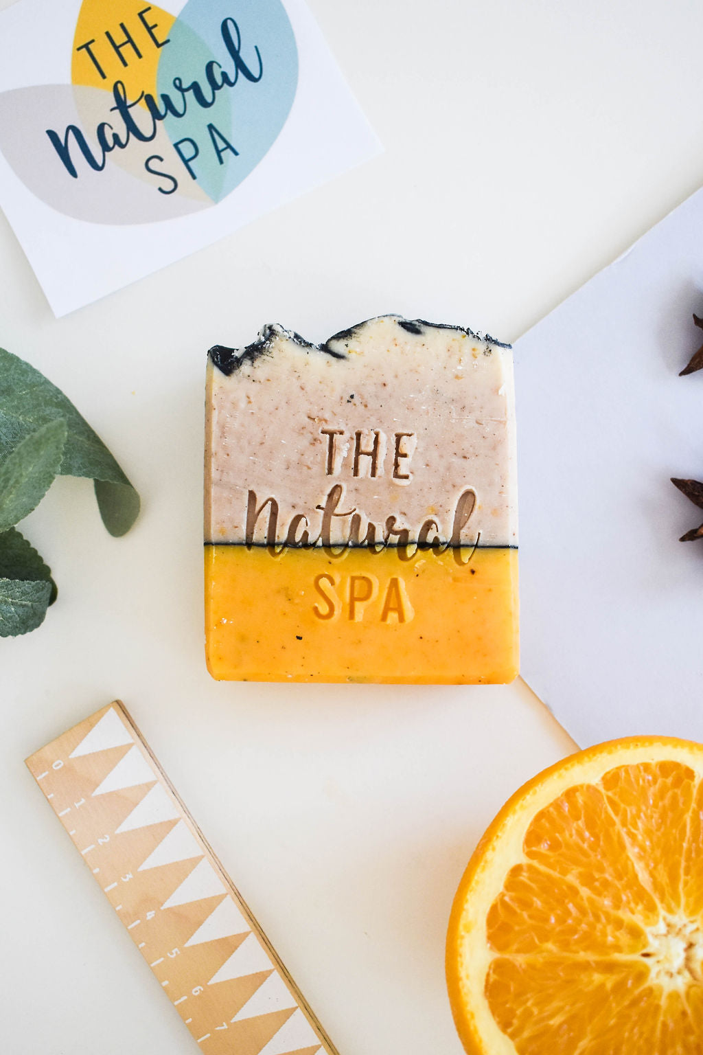 Spiced Orange Soap Bar -  Sweet Orange and Star Anise - 3 different styles