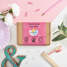 Load image into Gallery viewer, Floral Soap Trial Box - 4 pieces