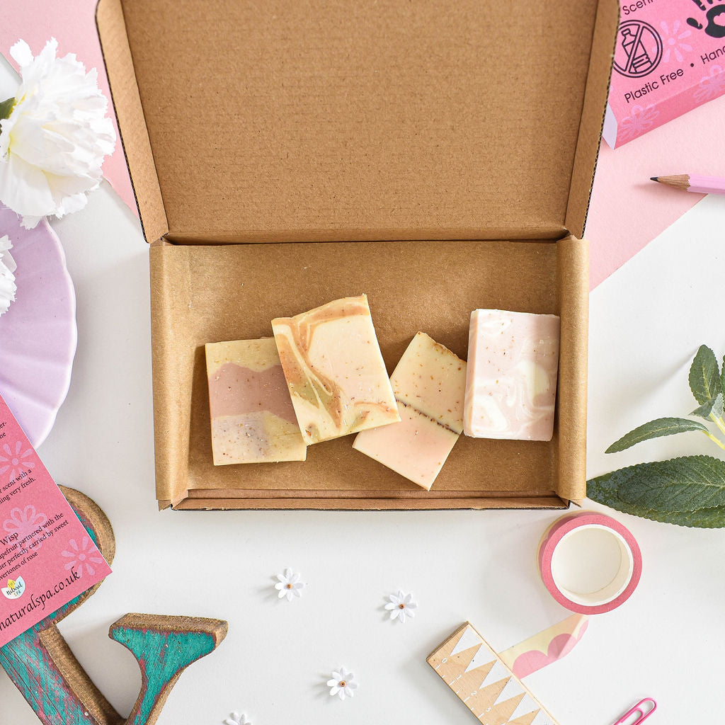 Floral Soap Trial Box - 4 pieces