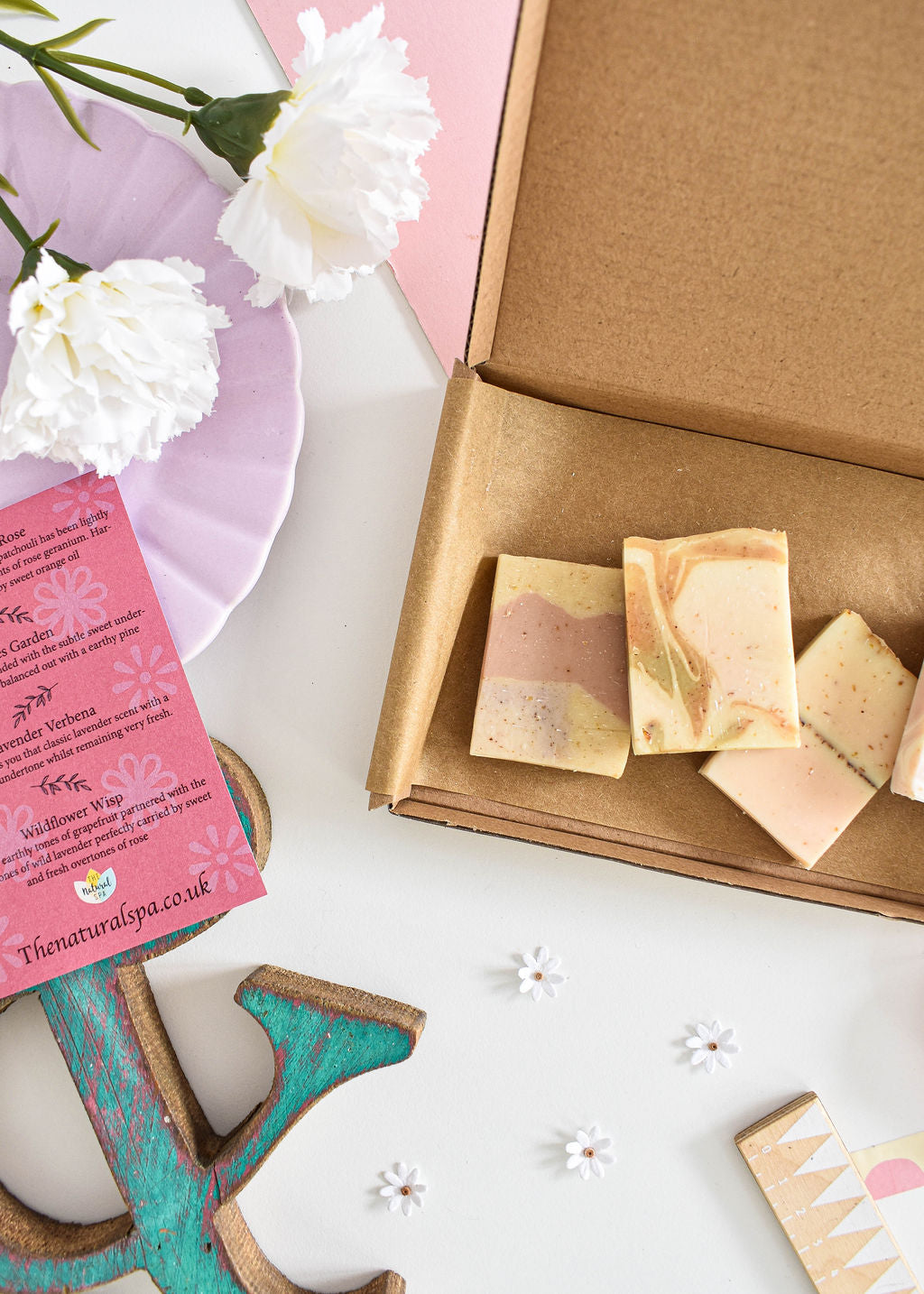 Floral Soap Trial Box - 4 pieces