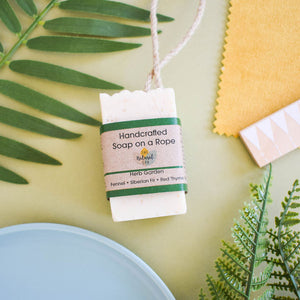 Herb Garden Soap on a Rope