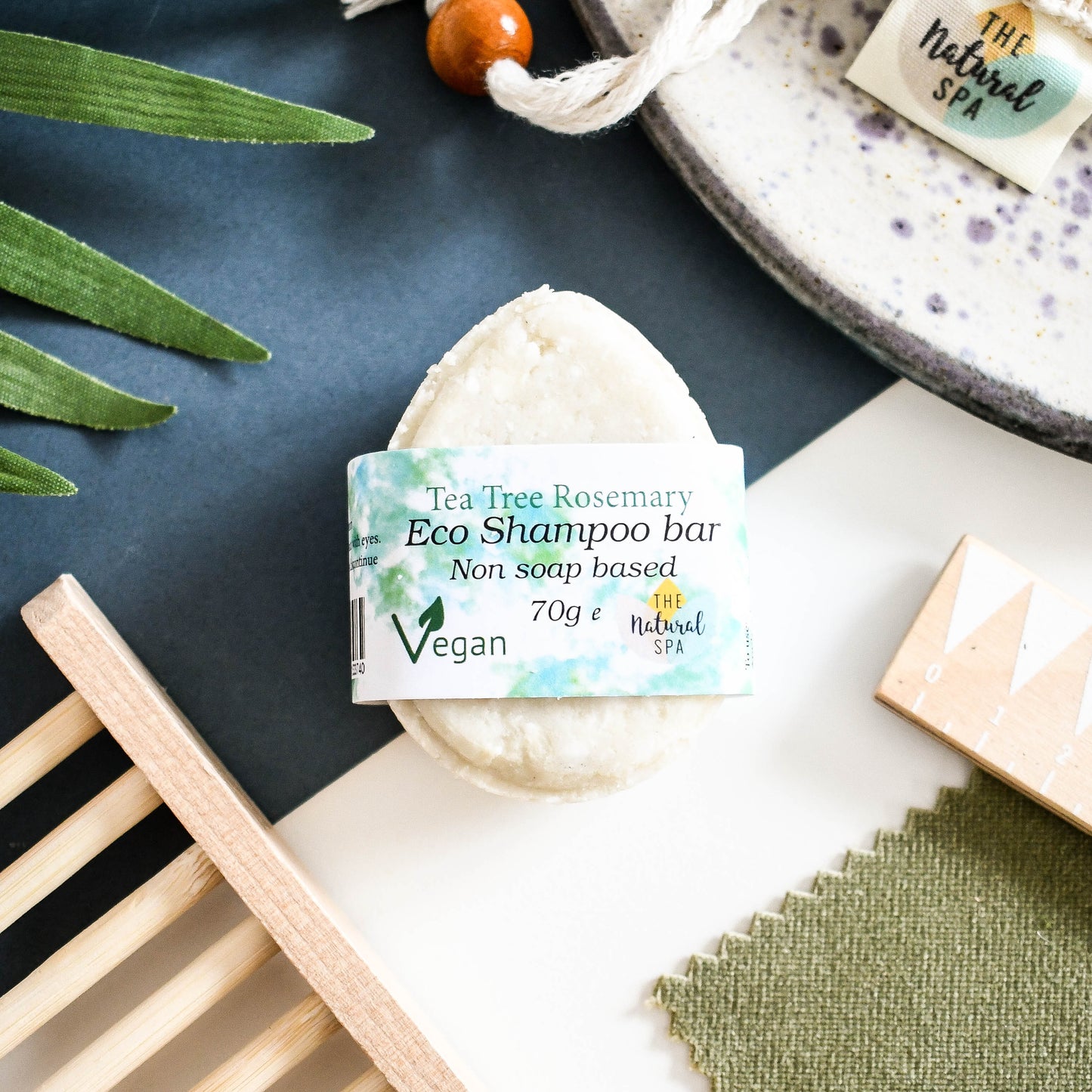 Rosemary TeaTree ECO Shampoo bar - Non Soap based hair wash