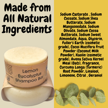 Load image into Gallery viewer, Lemon Eucalyptus Shampoo and Conditioner Bar set