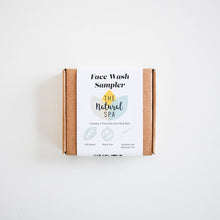 Load image into Gallery viewer, Face Wash Sampler Box - 4 x 15g Mini Face Wash Bars - Exfoliate - Charcoal detox - Cocoa Butter - Lemongrass Grapefruit - Vegan